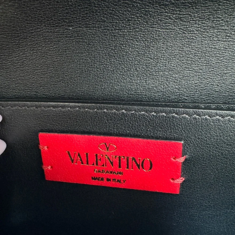 Valentino Rockstud Leather Wallet On Chain bag - Picture 5 of 10